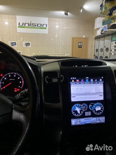 Магнитола Паджеро 4 тесла 2007-2015