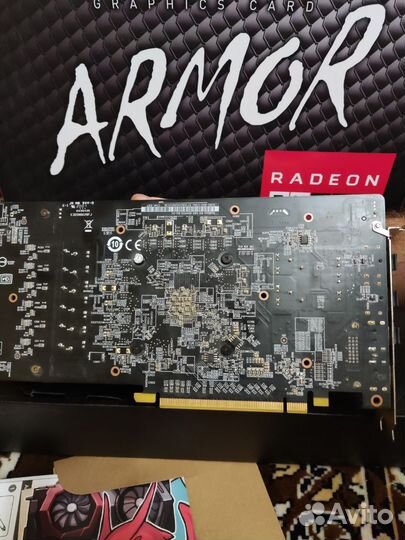 Видеокарта rx580 8gb