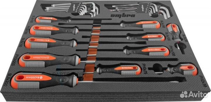 Ombra OMT29STE Набор отверток стержневых round gri