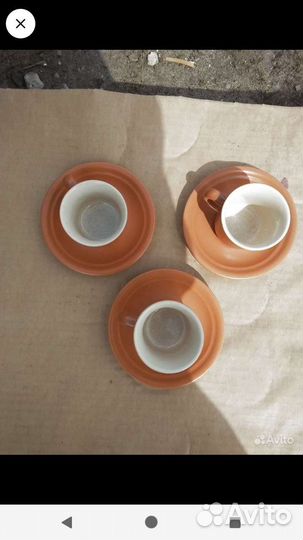 Кофейнве кружки и Ваза керамическая