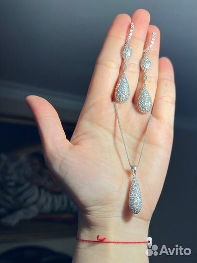 Серьги серебро 925