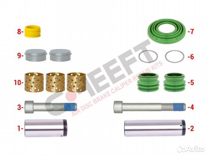 Комплект направляющего штифта