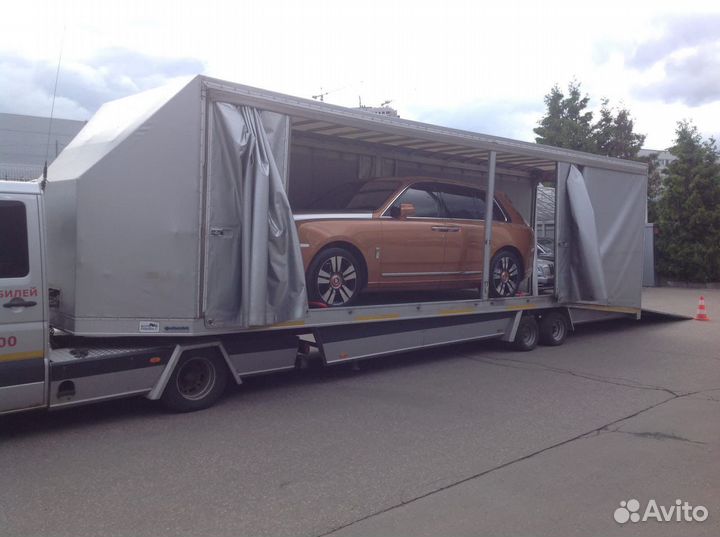 Крытый эвакуатор по России - Перевозка авто