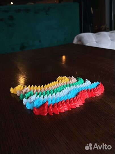 Игрушка детская подвижная Дракон 20 см