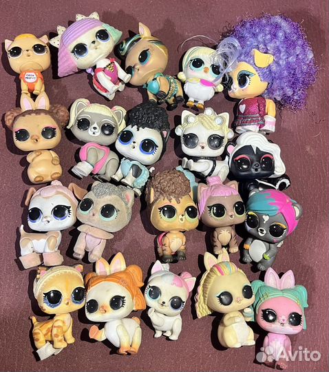 Лот кукол Lol 92шт