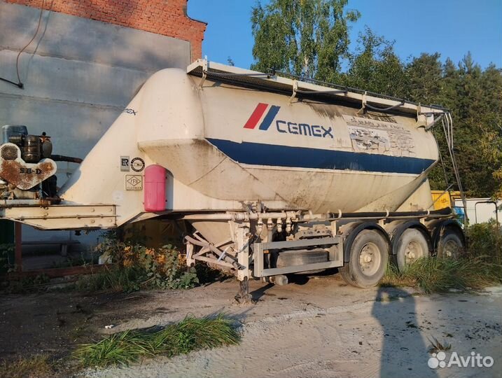 Полуприцеп цементовоз Feldbinder EUT 35.3-2-1, 2002