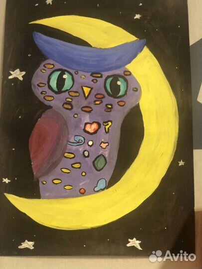 Детские рисунки для интерьера