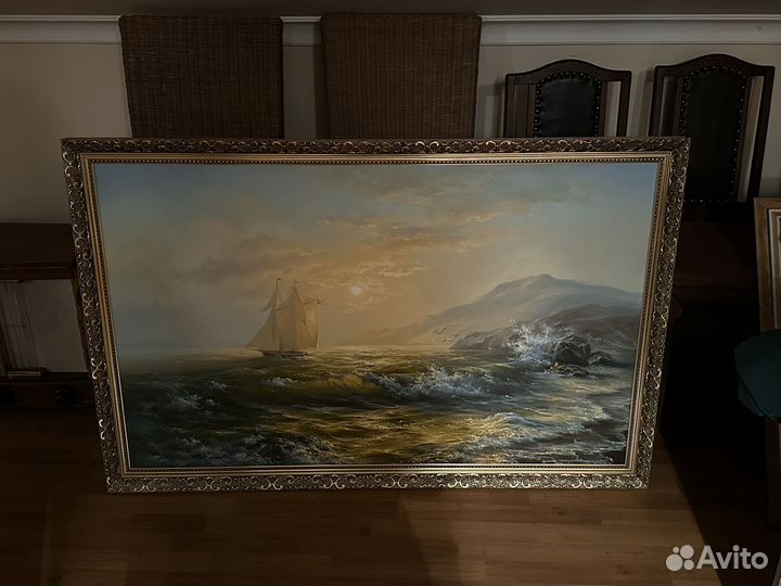 Картина маслом на холсте. 