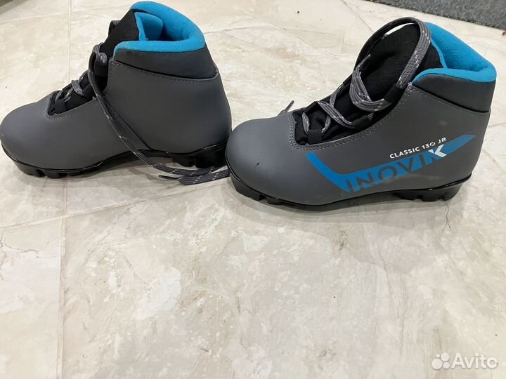Лыжи беговые 139 и ботинки 31