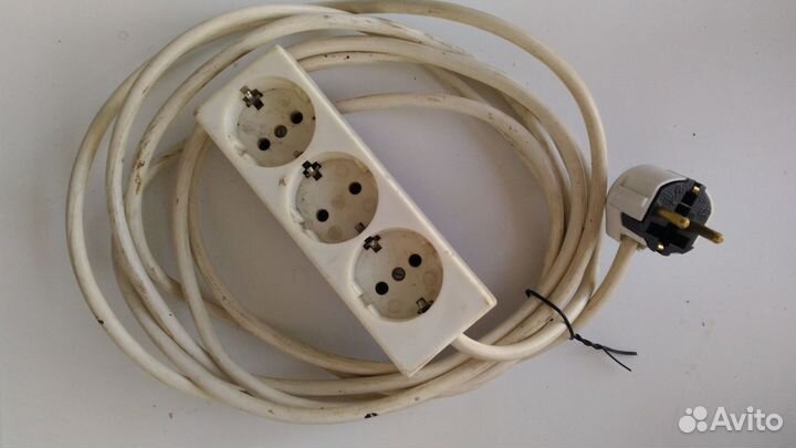 Удлинитель электрический 3,5 метра кабель 3*2,5