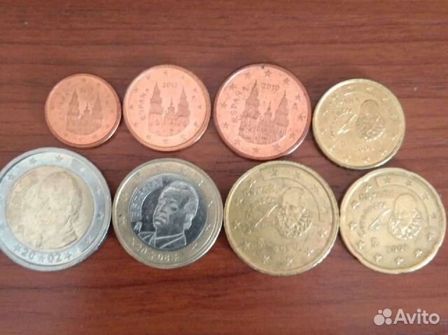 Набор монет Кипра и Испании