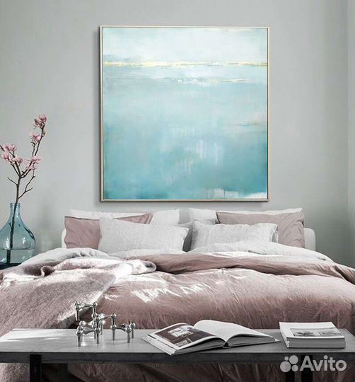 Большая картина маслом абстракция