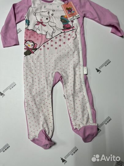 Новый комбинезон слип для девочки kari 80