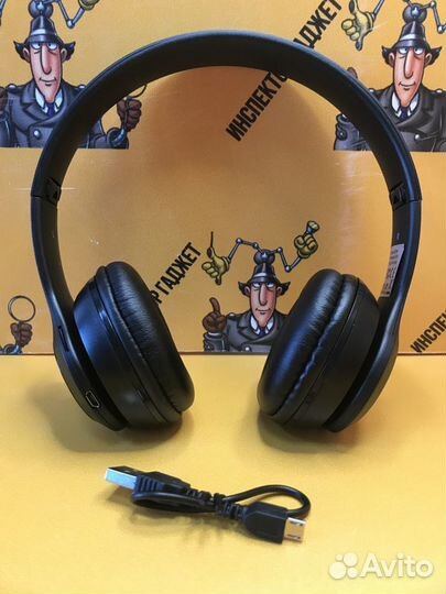 Беспроводные, полноразмерные наушники с микрофоном