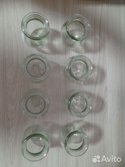 Банки медицинские стеклянные кровоотсосные