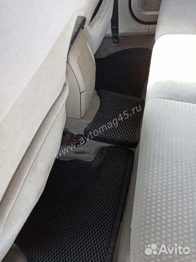 3D EVA эва коврики Ford Focus 2 ромб с бортиками