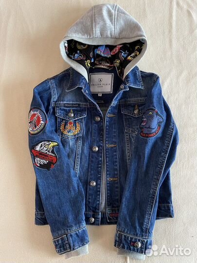 Джинсовая куртка philipp plein (оригинал)