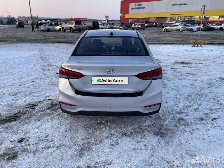 Hyundai Solaris 1.4 МТ, 2017, 110 000 км