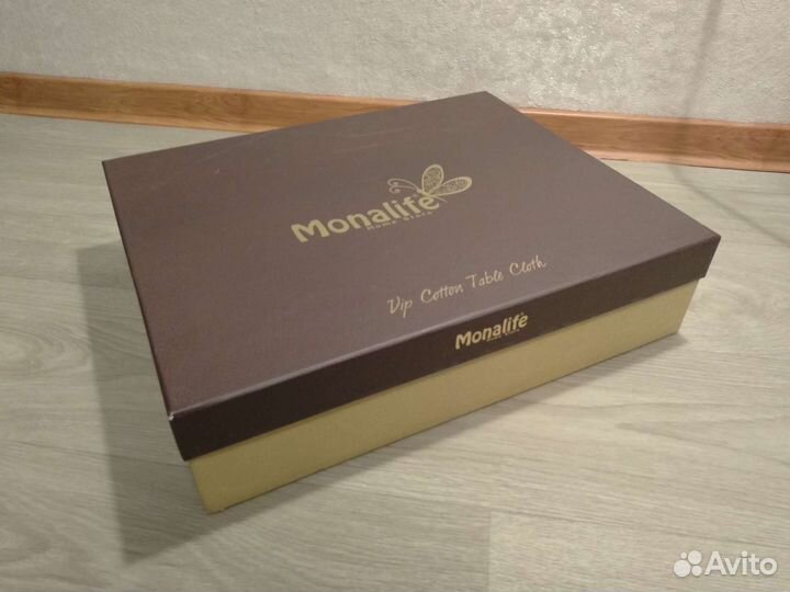 Скатерть Monalife 160x300 +12 салфеток