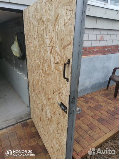 Ворота гаражные металлические бу