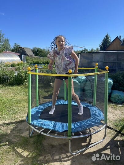 Батут с сеткой