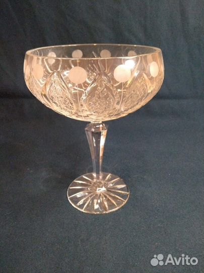Фруктовница/конфетница хрусталь СССР