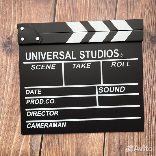 Новая голливудская хлопушка, клэпборд