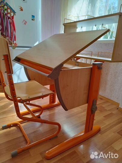 Растущая парта и стул Дэми