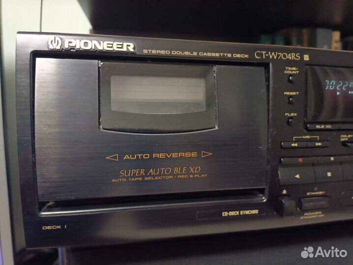 Кассетная дека pioneer CT-W704RS