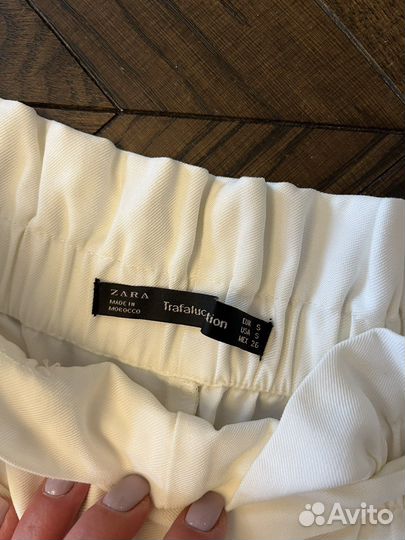 Брюки укороченные zara, размер S