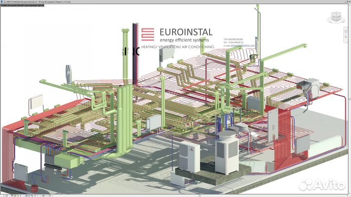 Проектирование систем овик и вк в Bim Revit