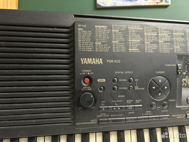 Синтезатор Yamaha PSR-520
