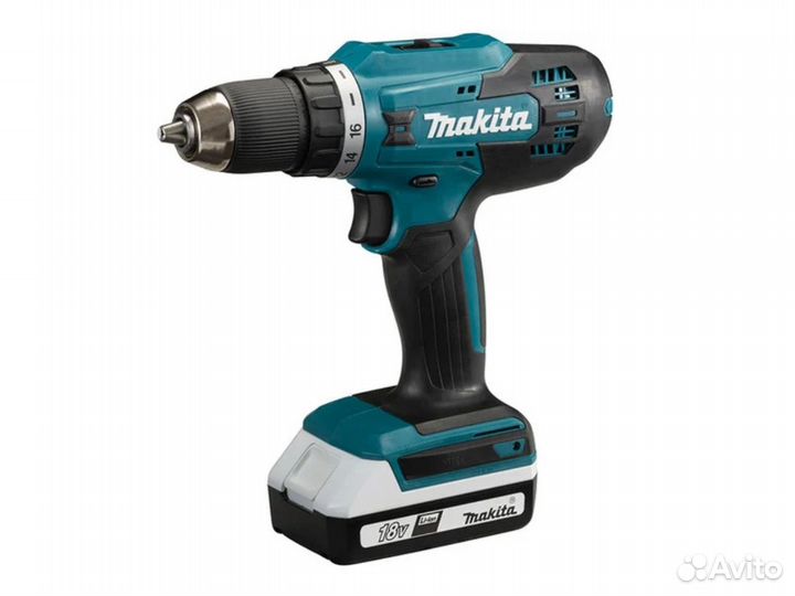 Дрель-шуруповерт Makita аккумулятор DF488DWE G-сер