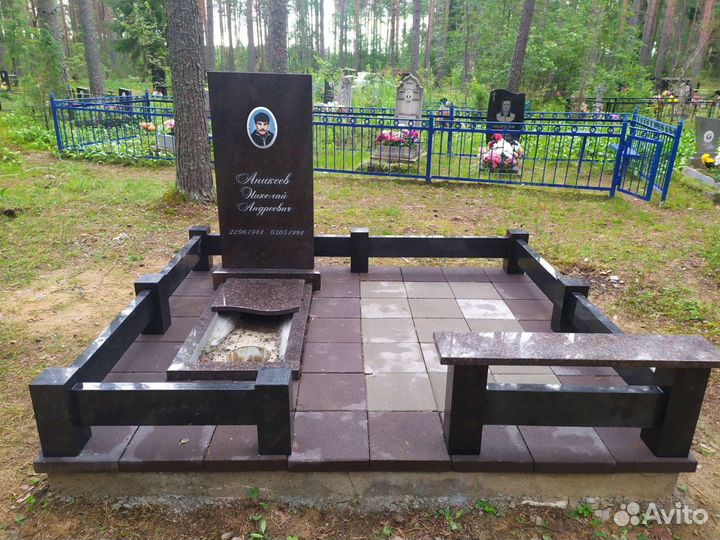 Благоустройство захоронений. Установка памятников