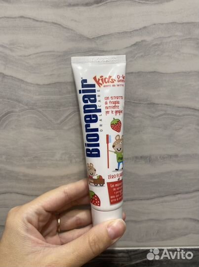 Новая зубная детская паста Biorepair и rocs