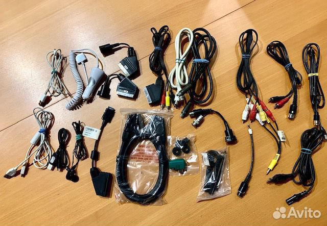 Кабели провода тюльпаны шнуры зарядки плейер