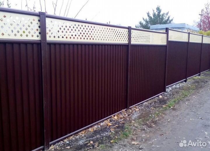 Забор из профнастила 