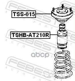 Пыльник амортизатора tshb-AT210R tshb-AT210R Fe