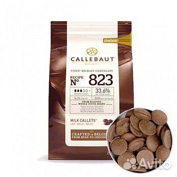 Бельгийский молочный шоколад Barry Callebaut 33,6