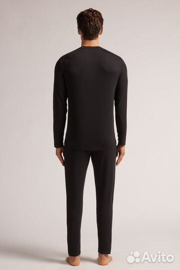 Мужская Длинная Пижама из Микромодала Intimissimi