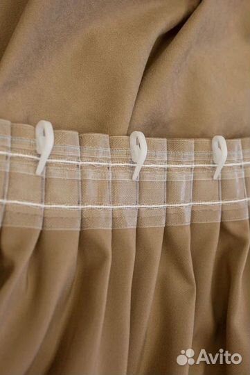 Портьера 280х250см, Бежевый