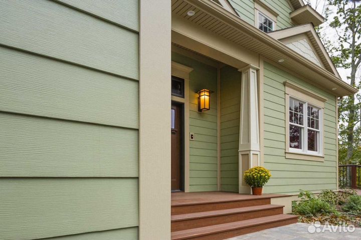 Фасадные работы, отделка сайдингом