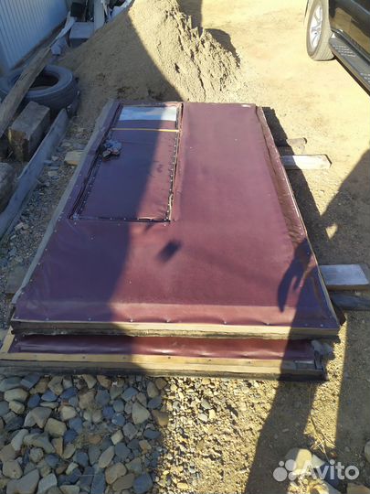 Ворота гаражные металлические бу