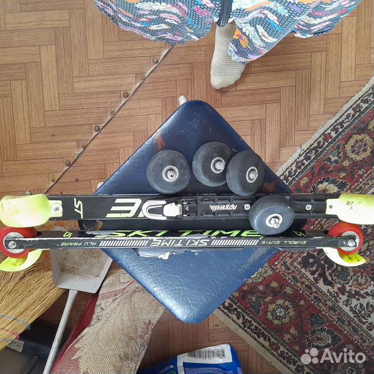 Лыжероллеры б/у.Крепления