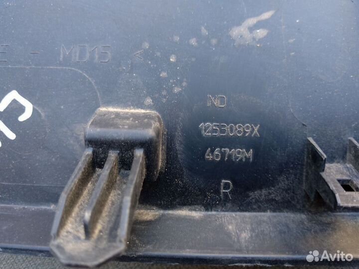 Накладка на торпедо левая нижняя для Citroen C4 II