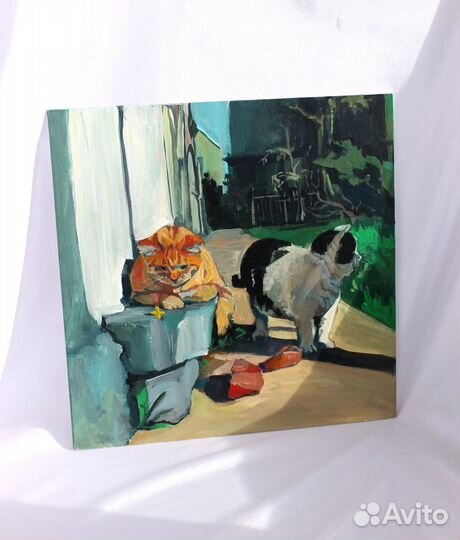 Картина акрилом на холсте