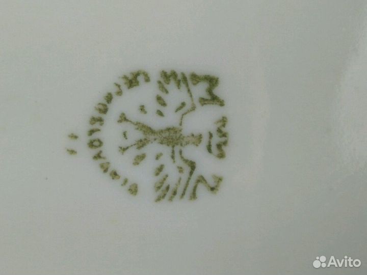 Предметы сервиза Мадонна (зеленый) Чехословакия