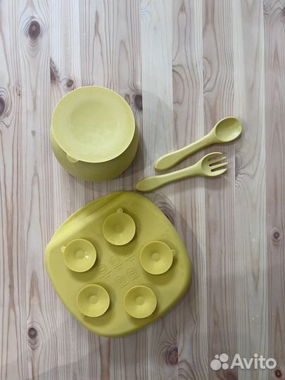 Детская посуда для кормления силиконовая