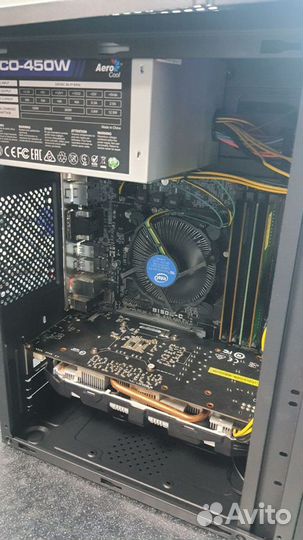 Игровой core i5 7400 ddr4 12гигов. Gtx 1060 6gb