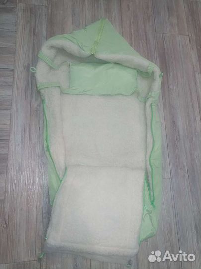 Детский тёплый конверт в коляску или санки